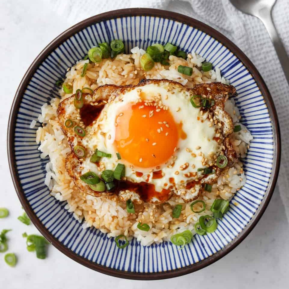 Korean Egg Rice (Gyeran Bap)
